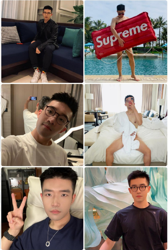 D182 照片1701张 视频1个 中国男 生活场景丰富 旅游 美食 自拍多 时尚会打扮 同性恋 健身 上半身裸照 生日照 游泳