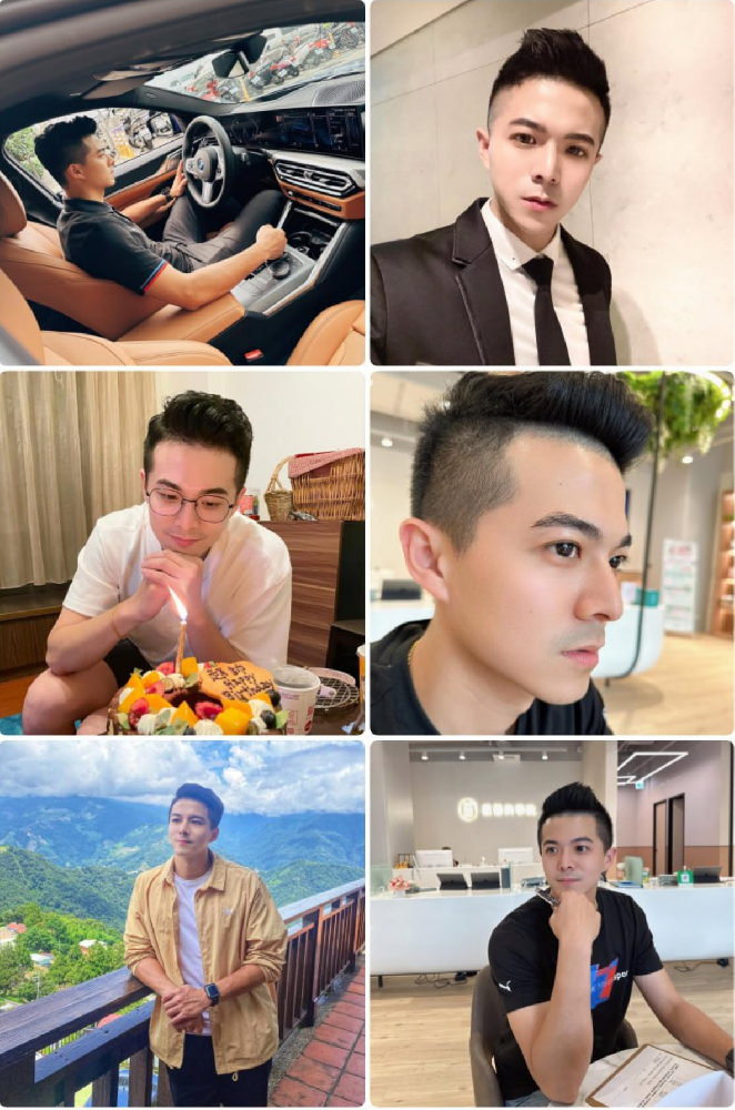D185 照片292张 视频34个 台湾 生活场景丰富 自拍多 棒球 旅游 风景 生日照 美食 潜水 粉丝8000+ 曝光度低 工作日常