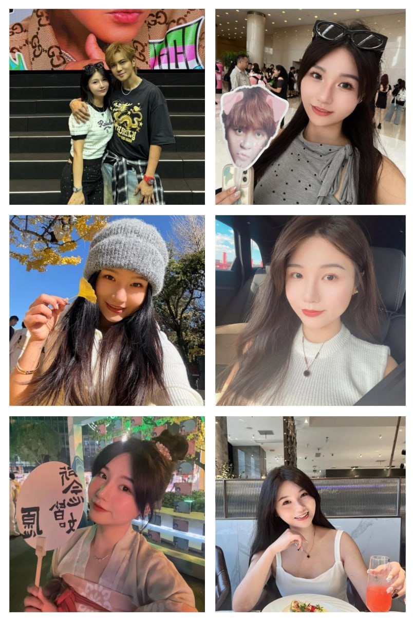 XA15 图片1075张 视频20个 国内 自拍 生活日常 生活场景丰富 追星 车里照 海边 旅游 美食 风景 曝光度极低 图一是和罗志祥合影    