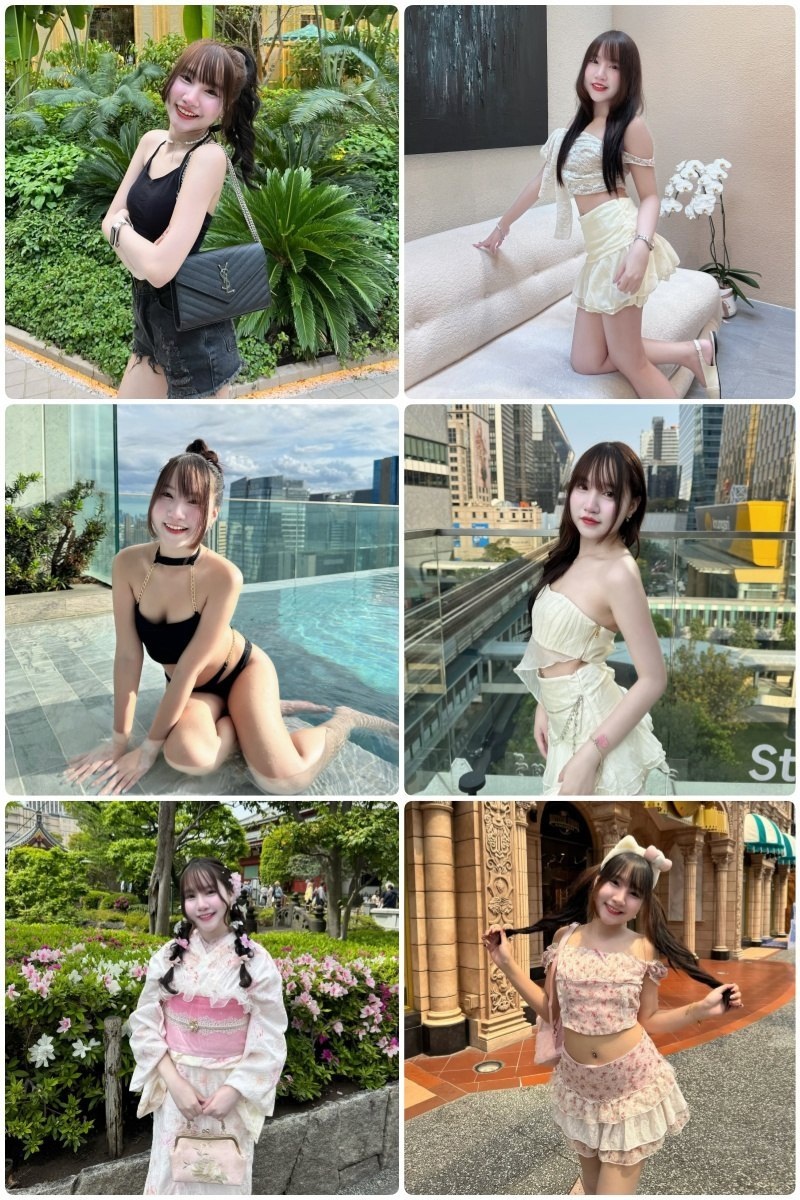 VX621 图片5774张 视频245个 泰国 气质美女 生活场景丰富 自拍多 旅游 美景 美食 时尚会穿搭 床上照 比基尼 性感照 学生时期照    